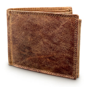 THL Design - Leren Portemonnee Heren - Portefeuille Heren - Billfold - RFID Bescherming - Vintage Leer - Bruin