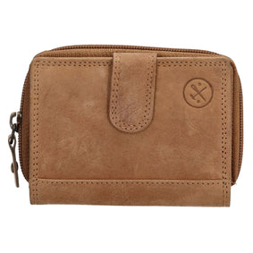 Hide & Stitches - Leren Rits Portemonnee - Voor Dames / Heren - Kleine Portemonnee