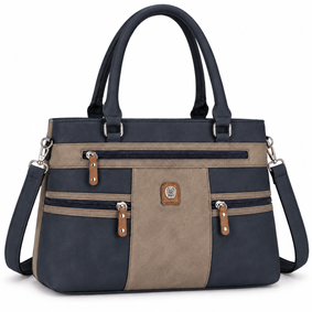 L & H - Dames Schoudertas / Handtas - Shopper - 2 vakken