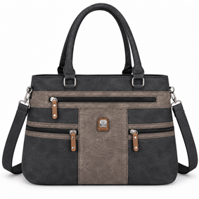 L & H - Dames Schoudertas / Handtas - Shopper - 2 vakken