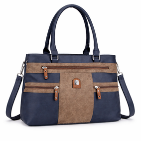 L & H - Dames Schoudertas / Handtas - Shopper - 2 vakken