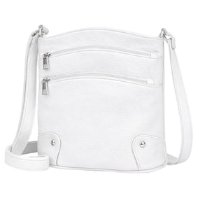 THL Design - Dames Schoudertas - Crossbody - Veel Ritsen - Compact