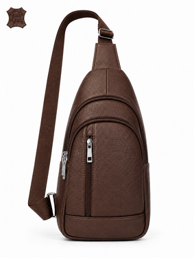 THL Design - Leren Crossbody / Schoudertas - Sling Bag - Dames & Heren - Echt Leer