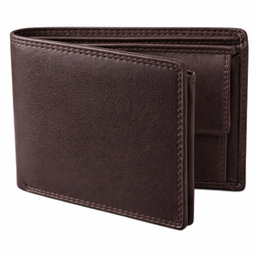 THL Design - Leren Portemonnee Heren - Portefeuille Heren - Billfold - RFID Bescherming - Nappa Leer