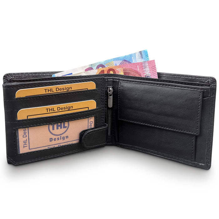 Berliner Bags Peter leren herenportemonnee, compact met portemonnee Berliner Bags Peter leren herenportemonnee, compact met portemonnee