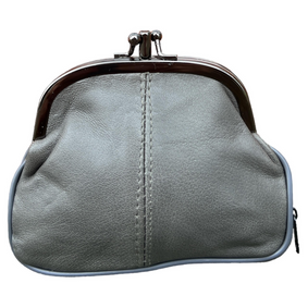 THL Design - Dames Knip Beurs - Beursje Medium - Portemonnee Dames - Leer