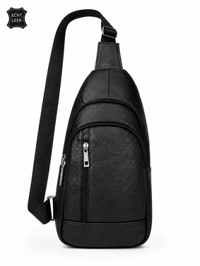 THL Design - Leren Crossbody / Schoudertas - Sling Bag - Dames &  Heren - Echt Leer