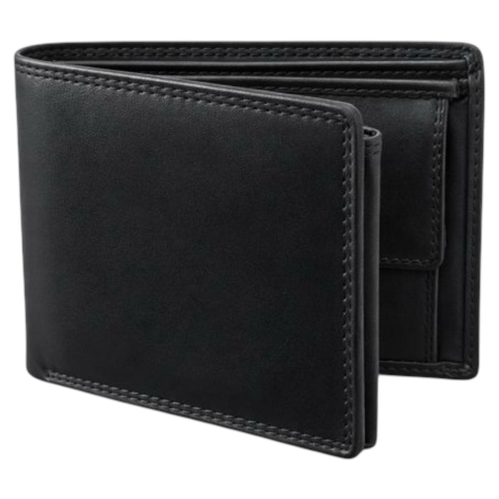 STILORD 'Norman' Leather Wallet Men Large Wallet Men Leather with RFID Blocking Genuine Leather Portemonnaie Man Wallet Men Leather RFID Protection NFC Wallet, Medium - Brown, wallet