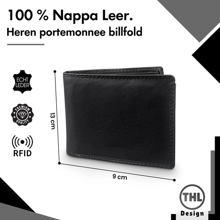 Berliner Bags Peter Vintage portemonnee van leer, met TÜV-geteste RFID Berliner Bags Peter Vintage portemonnee van leer, met TÜV-geteste RFID