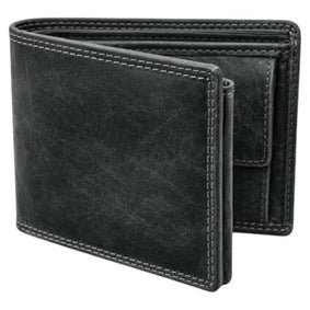 THL Design - Leren Portemonnee Heren - Portefeuille Heren - Billfold - RFID Bescherming - Vintage Leer