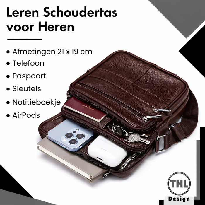 Realmark Mannen Schoudertassen Echt Lederen Cross Body Bag Messenger Realmark Mannen Schoudertassen Echt Lederen Cross Body Bag Messenger