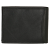 Heren portemonnee zwart Bilfold(laag model) RFID 01